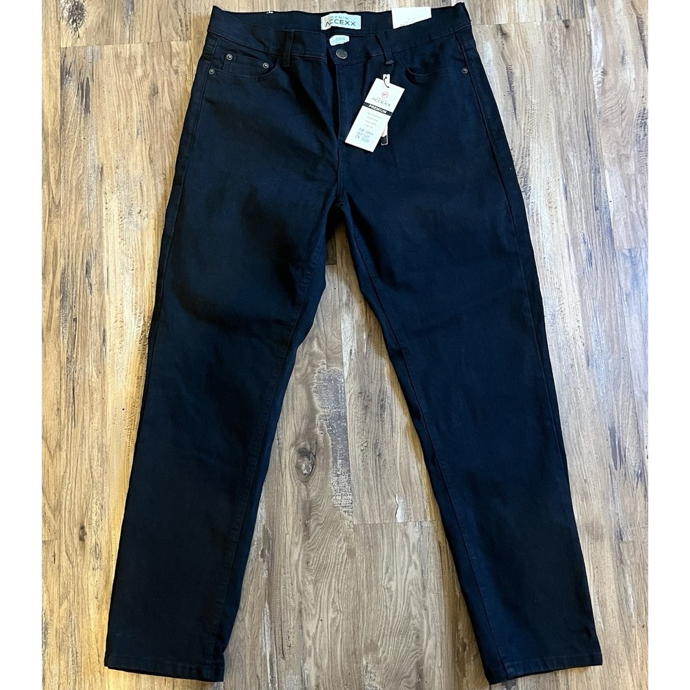 Accexx Denim Men's Jeans Premiun Stretch Black Size Tag 32X30
